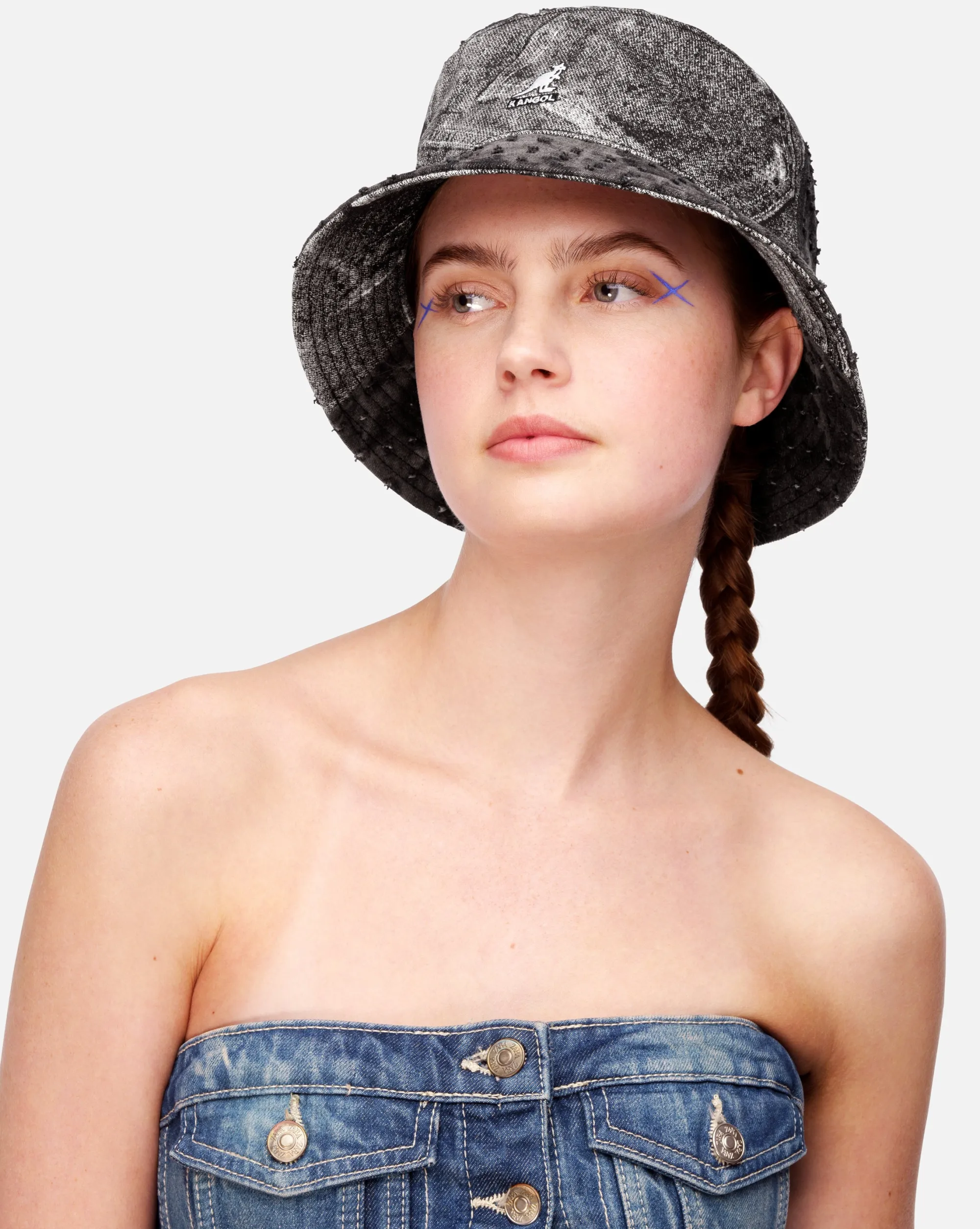 Denim Mashup Bucket-Kangol Best