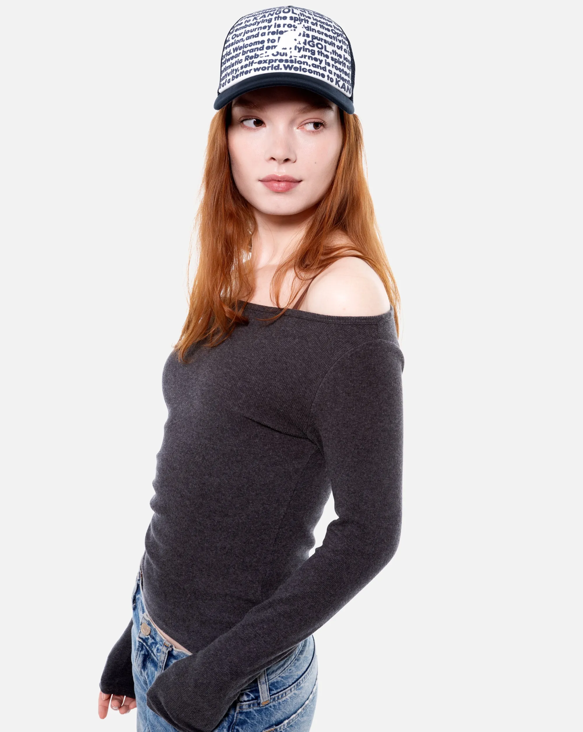 Fine Print Trucker-Kangol Sale