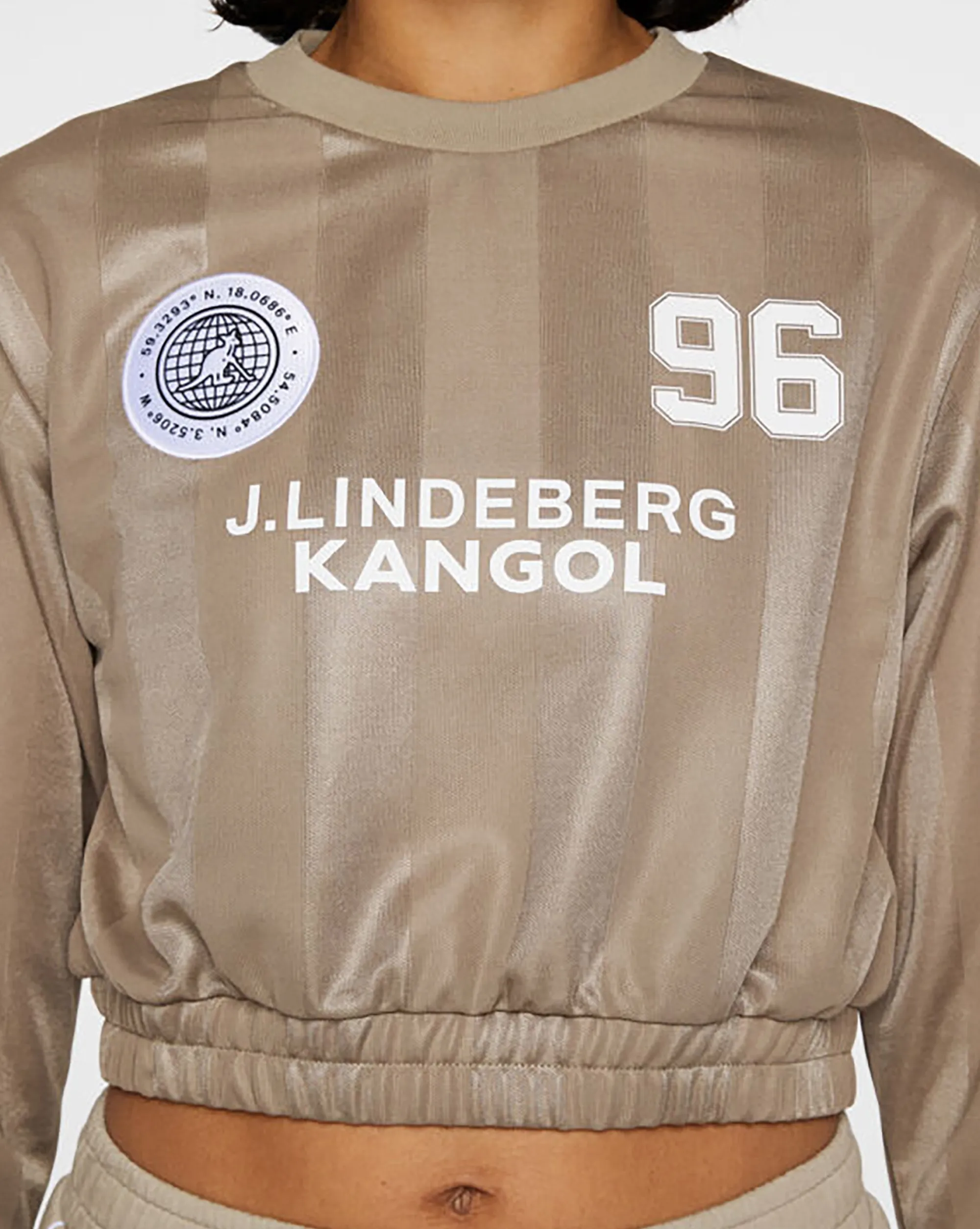 x J.Lindeberg Fiona Football Jersey-Kangol Discount