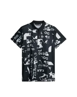 x J.Lindeberg Miro Print Polo-Kangol Sale