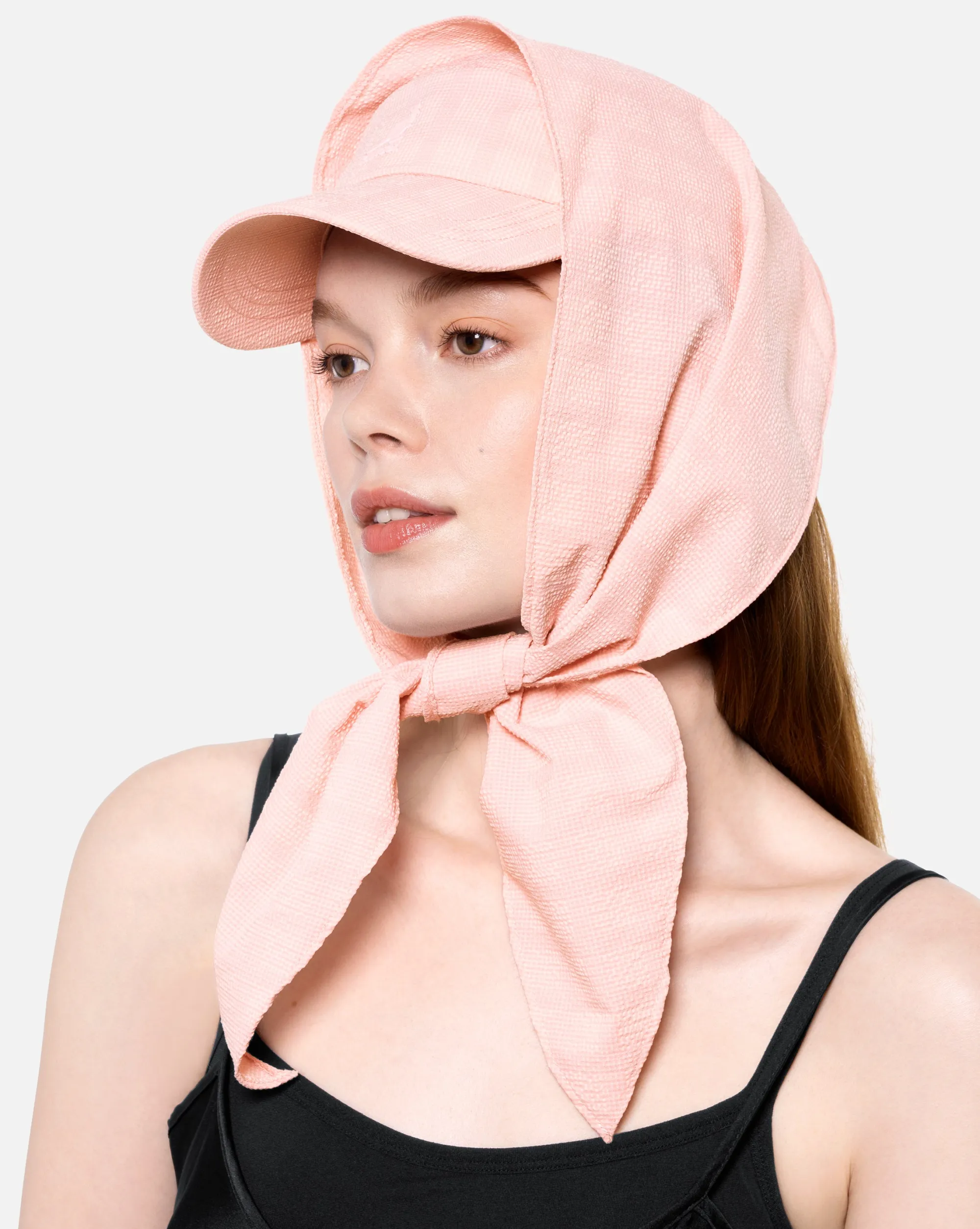 Seersucker Drape 5-Panel-Kangol